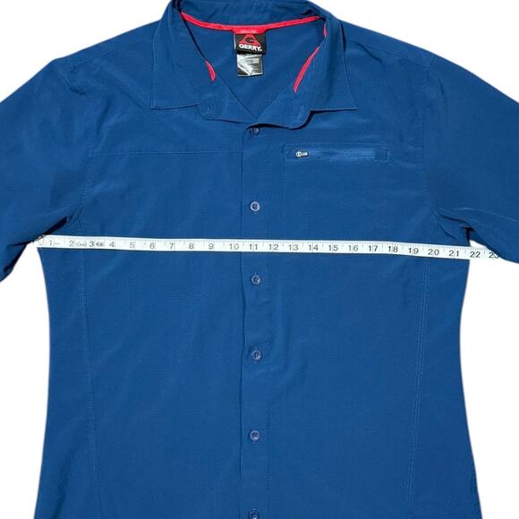 Gerry Mens Renegade Button-up Field Shirt in Blue - Size Medium - Picture 4 of 5
